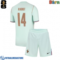 Fotballdrakt Barn Frankrike Adrien Rabiot #14 Bortedraktsett VM 2026 Kortermet (+ Korte bukser)
